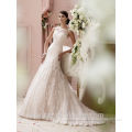 pink backless lace ball gown vintage style wedding dresses